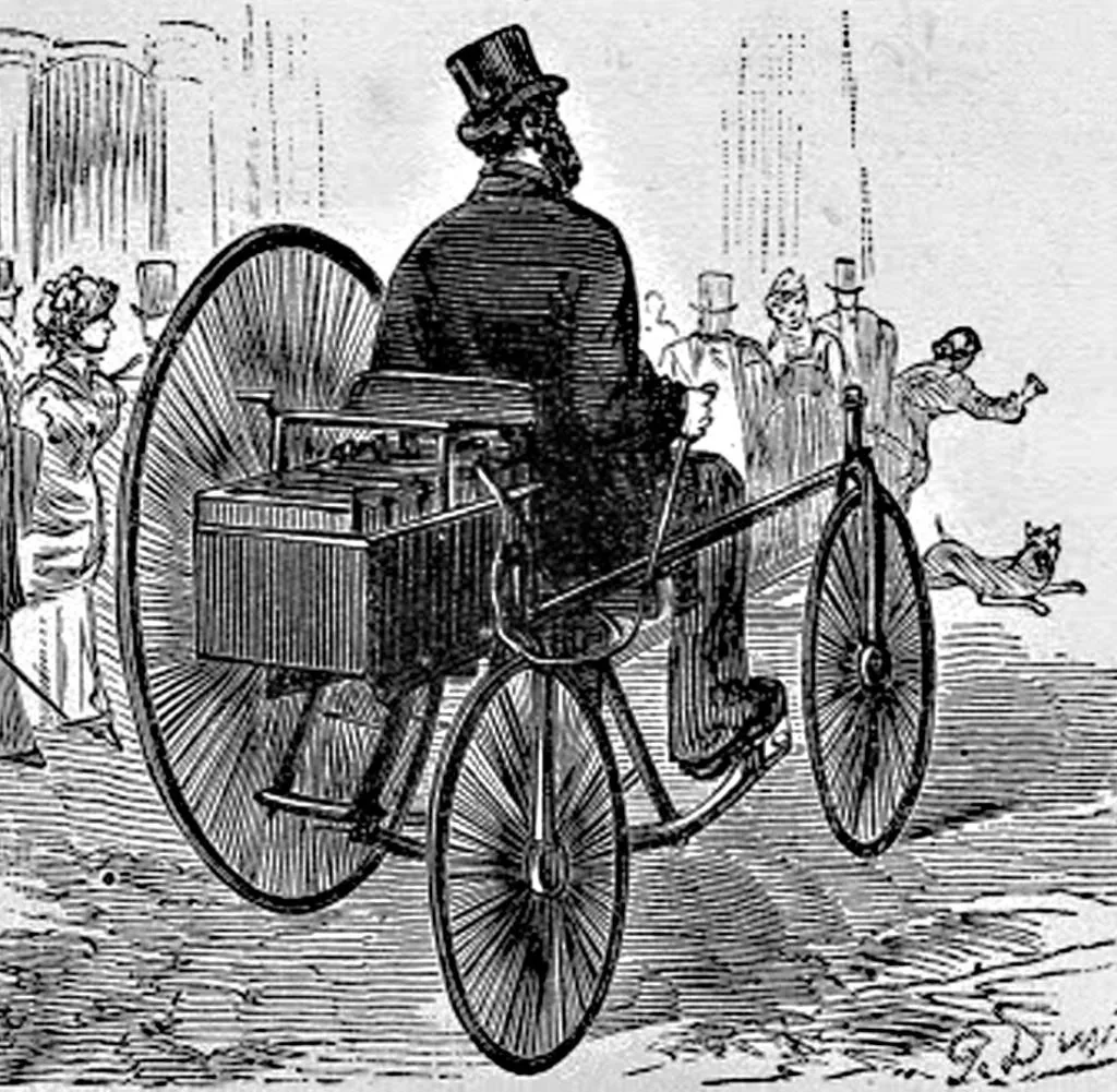 1881 tricycle gustave trouv