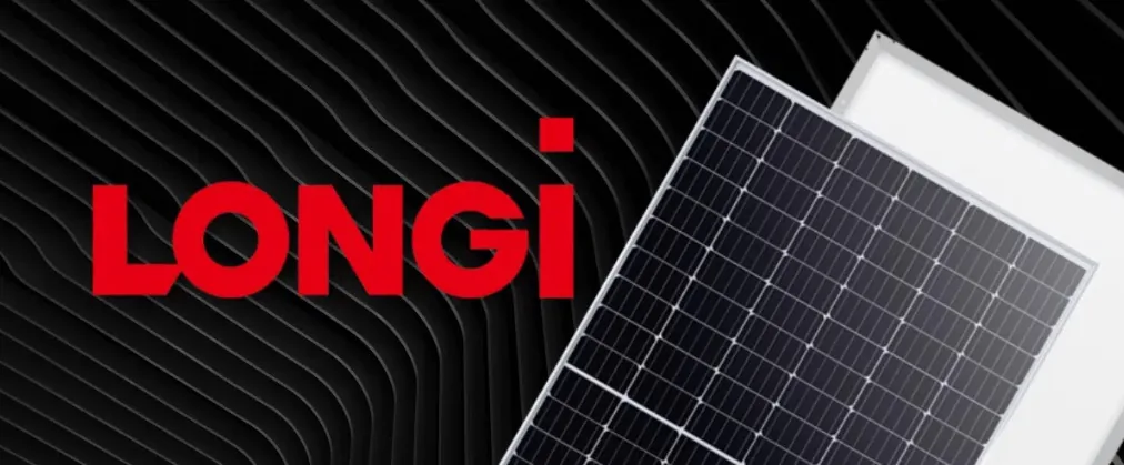 Logo LONGi Solar e gamma di pannelli fotovoltaici